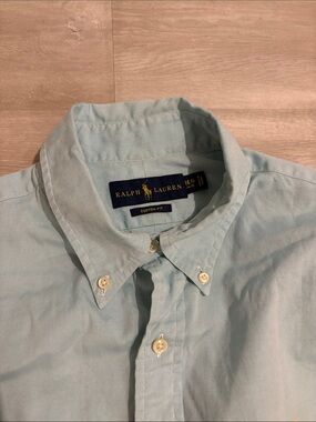 Ralph Lauren Pale Blue Button-Down Oxford Shirt